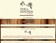 Tablet Screenshot of foxandhoundsriseley.co.uk